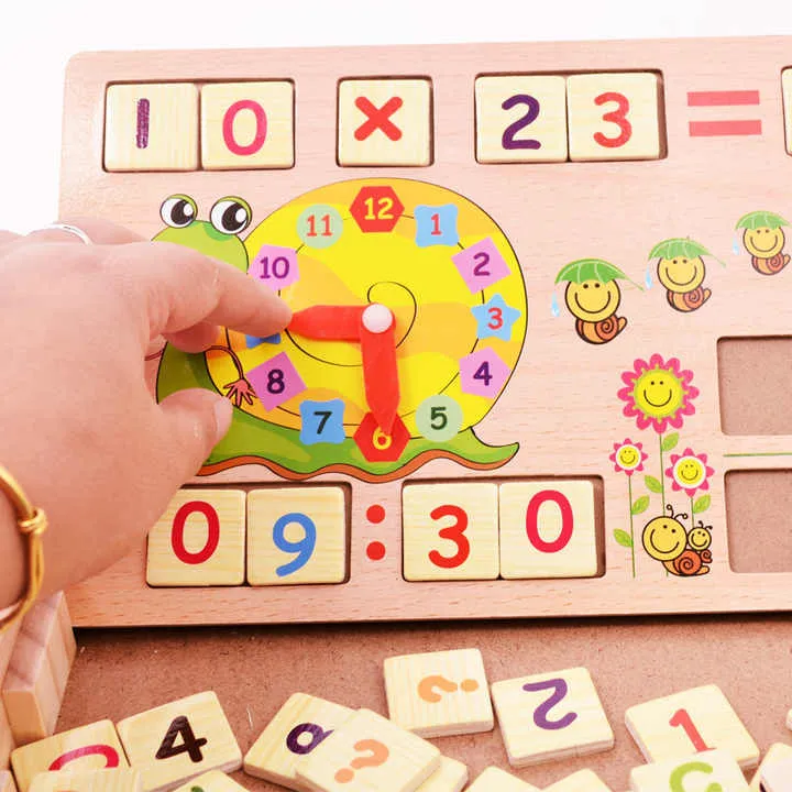 لعبة ألغاز رقمية كرتونية للأطفال صندوق منبه بناء . Cartoon Digital Puzzle Game for Kids Building Alarm Box