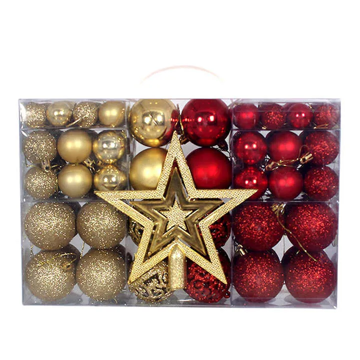 كرات الكريسماس البلاستيكية المقاومة للكسر ,Shatterproof Plastic Christmas Balls