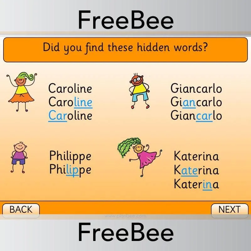 All About Me Brain Teasers