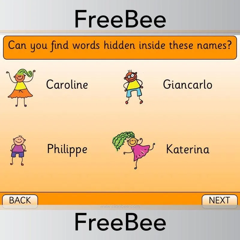All About Me Brain Teasers