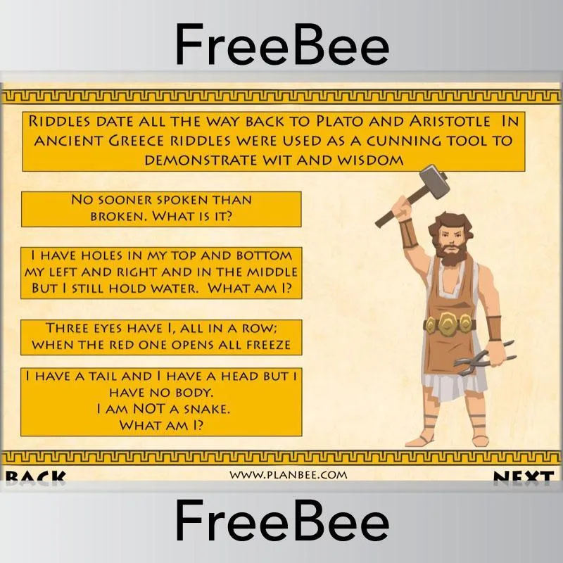 Ancient Greece Brain Teasers