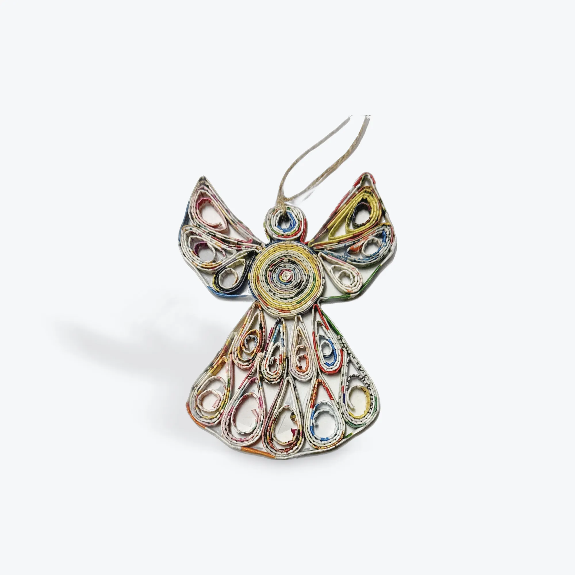 Angel Holiday Ornament - 3 Styles - Recycled Paper: Small