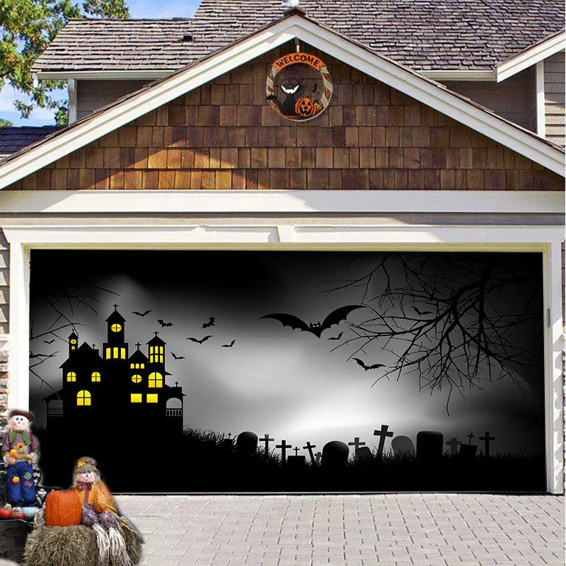 (Early Halloween Sale 61% OFF) - Halloween 2024 Garage Door Decoration