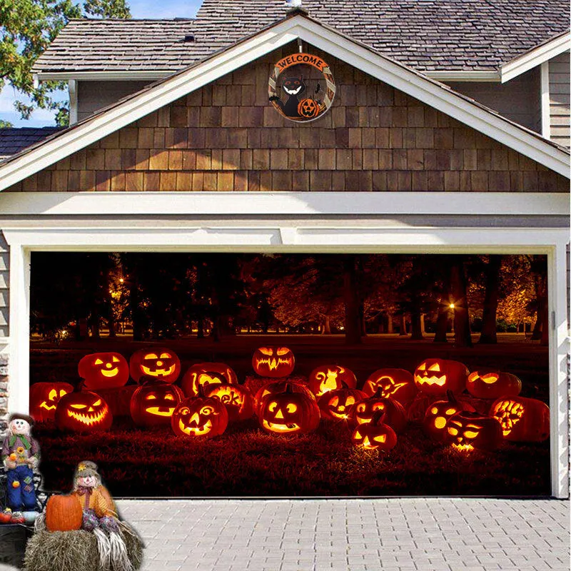 (Early Halloween Sale 61% OFF) - Halloween 2024 Garage Door Decoration