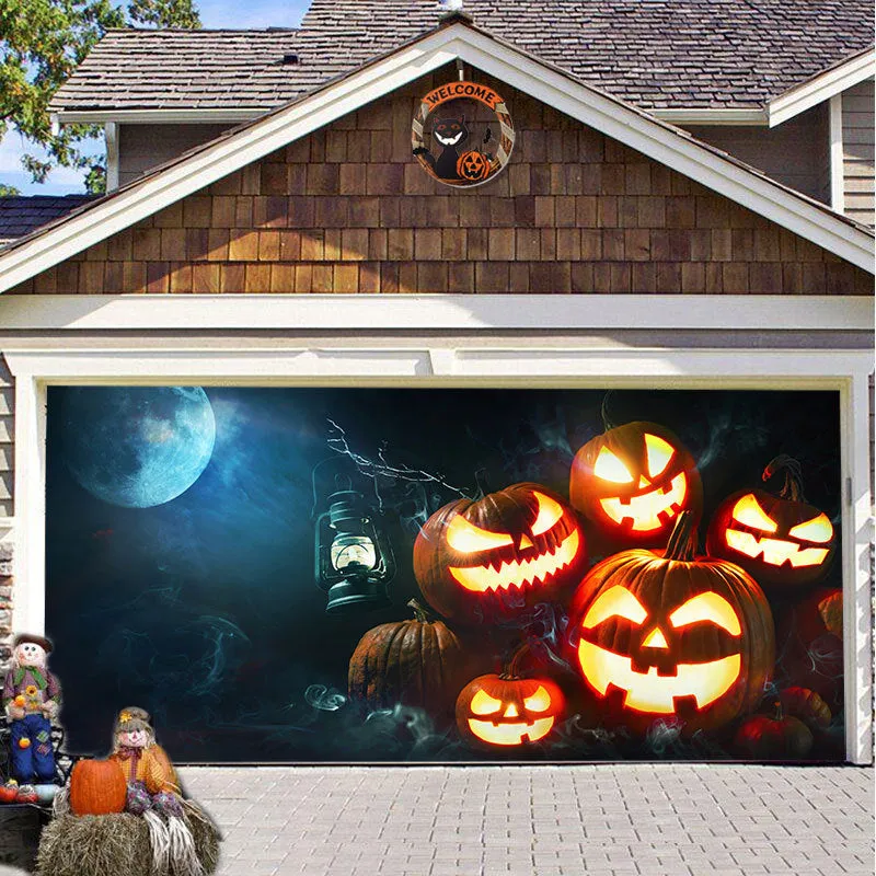 (Early Halloween Sale 61% OFF) - Halloween 2024 Garage Door Decoration