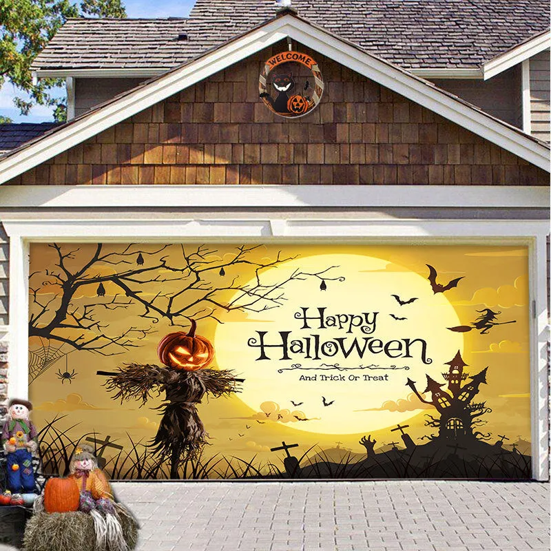 (Early Halloween Sale 61% OFF) - Halloween 2024 Garage Door Decoration