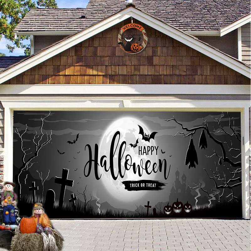 (Early Halloween Sale 61% OFF) - Halloween 2024 Garage Door Decoration