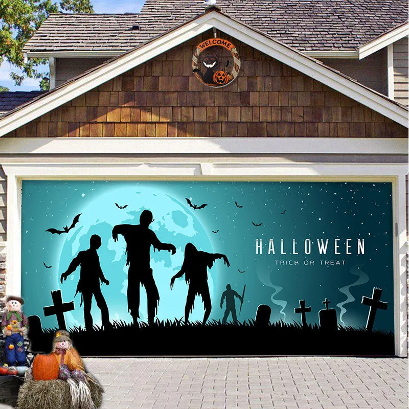 (Early Halloween Sale 61% OFF) - Halloween 2024 Garage Door Decoration