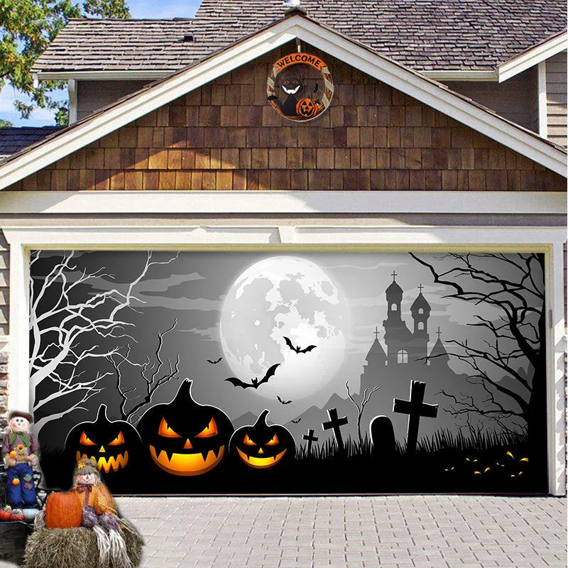 (Early Halloween Sale 61% OFF) - Halloween 2024 Garage Door Decoration