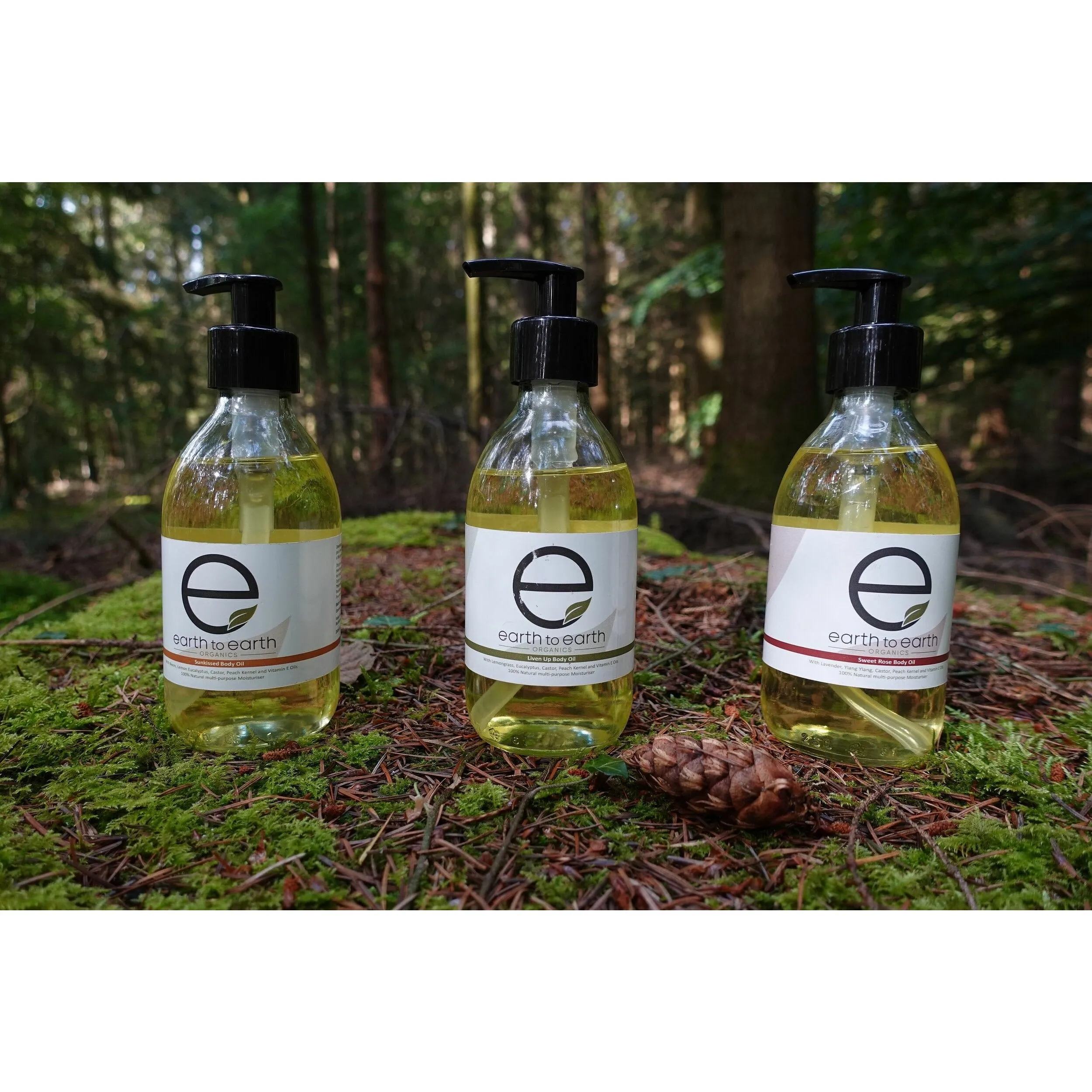 Eco-Friendly 3 in 1 Body Oil Set for Dry Skin