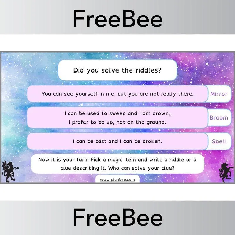 Magic Themed Brain Teasers
