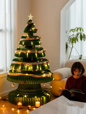 Origami Christmas Tree Decoration Creative Ornaments
