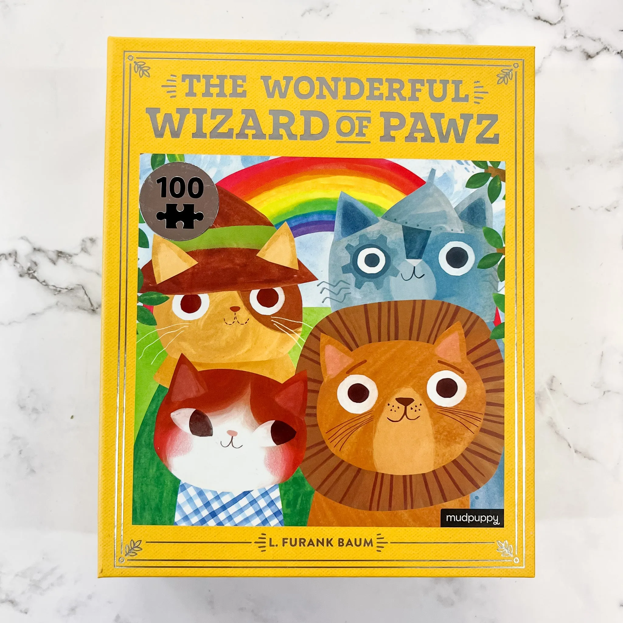 The Wonderful Wizard of Pawz Bookish Cats 100 Piece Puzzle